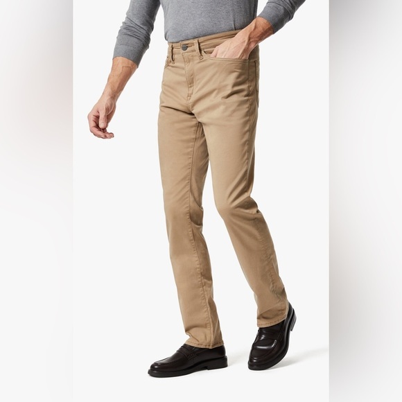 34 Heritage - Charisma Relaxed Straight Pants In Khaki Twill Size 46x34 - Picture 15 of 16